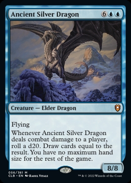 Ancient Silver Dragon Commander Legends- Battle for Baldur's Gate